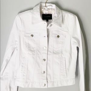 NWT! White Banana Republic Jean Jacket Size S